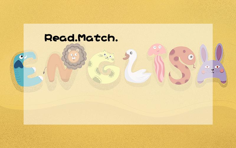 Read.Match.