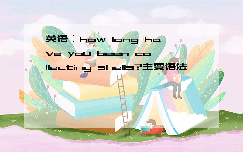 英语：how long have you been collecting shells?主要语法