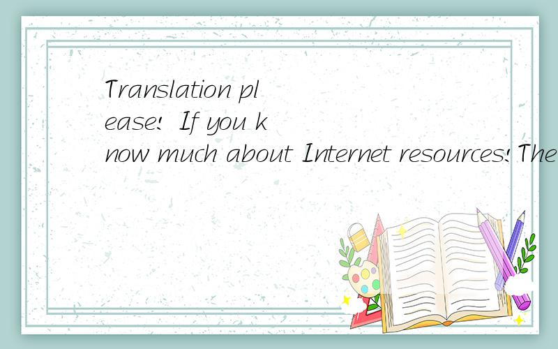 Translation please! If you know much about Internet resources!The reason is, You can, easily, get the authentic ones straight from their official websites. Both VOA and BBC have quite a lot of resources on their sites. Just click on the links on the